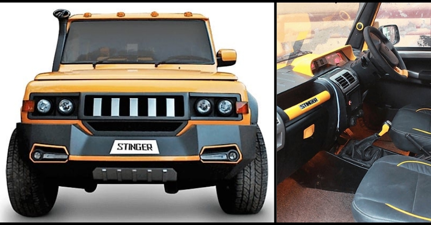 Meet Officially Upgraded  Sunny Yellow Mahindra Bolero Stinger 3