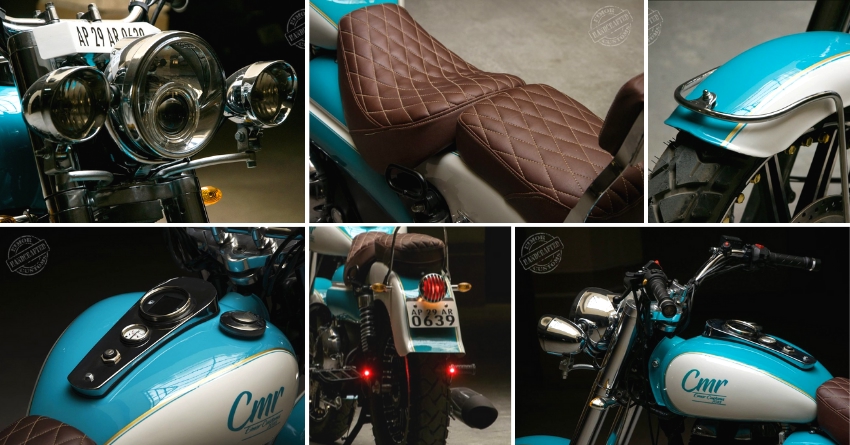 Royal Enfield Bullet 350 Cerulean Edition by EIMOR Customs