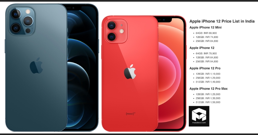 Latest Apple iPhone 12 Price List in India [All Models]