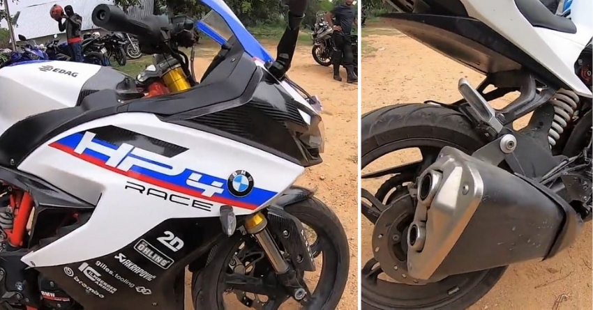 TVS Apache HP4 Race Is Inspired By 1000cc BMW Superbike