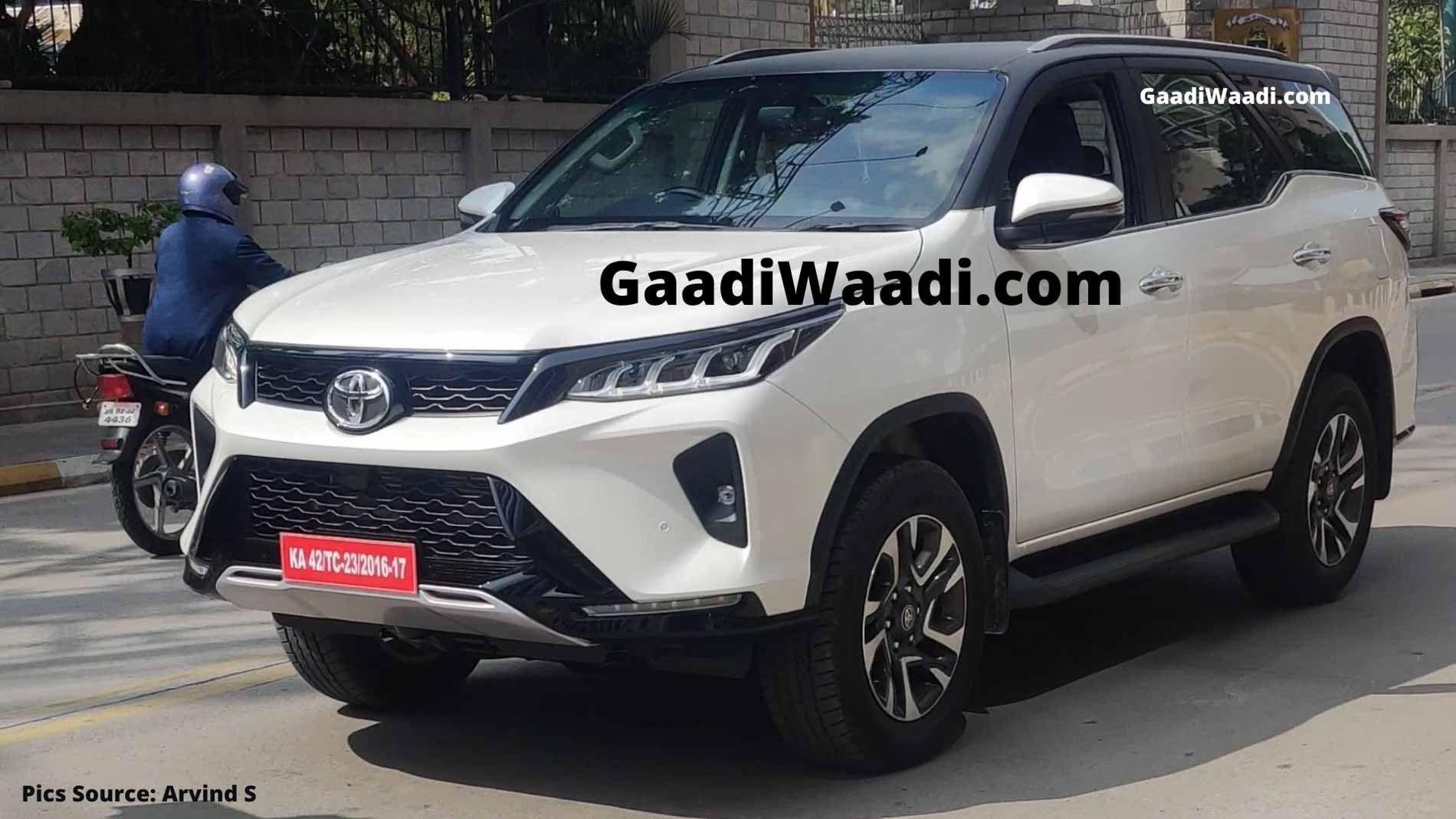 Toyota Fortuner Legender Spotted Testing in India