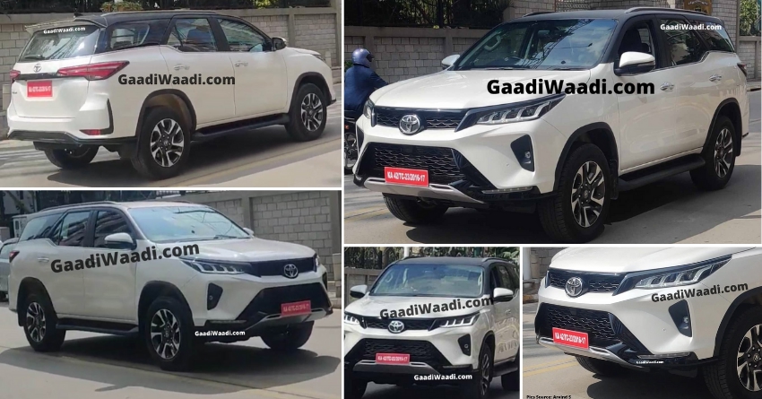Toyota Fortuner Legender Spotted Testing in India; Launch Soon