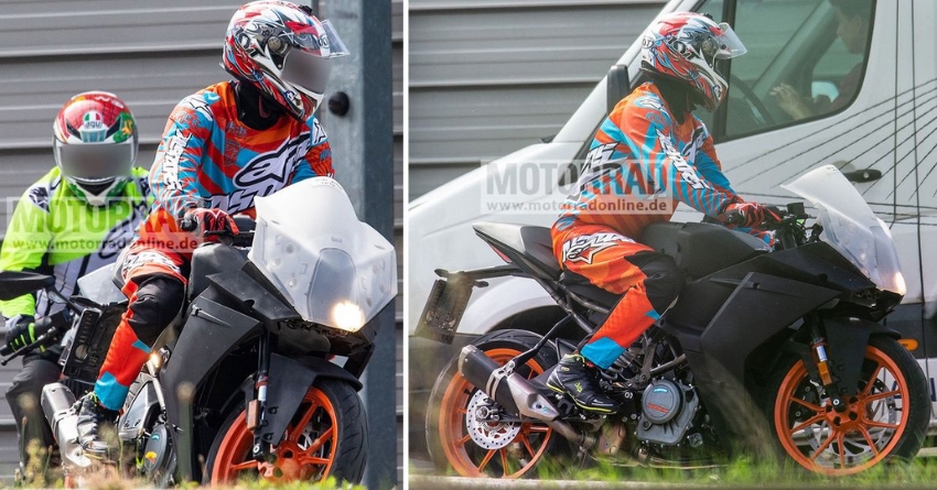 Next-Gen KTM RC 390 Spotted Again in a New Set of Photos