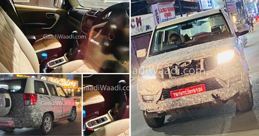 2021 Mahindra TUV300 Spotted in a New Set of Photos