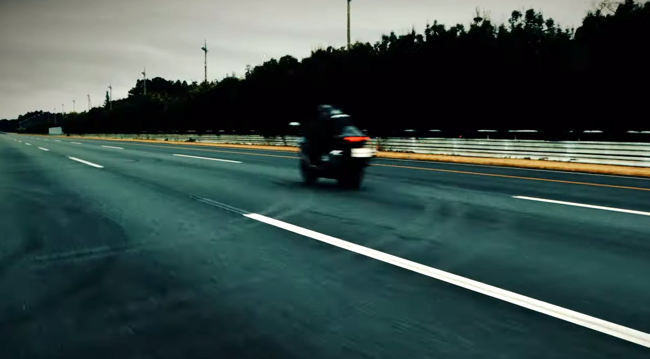 Screenshot of 2021 Suzuki Hayabusa Teaser Video