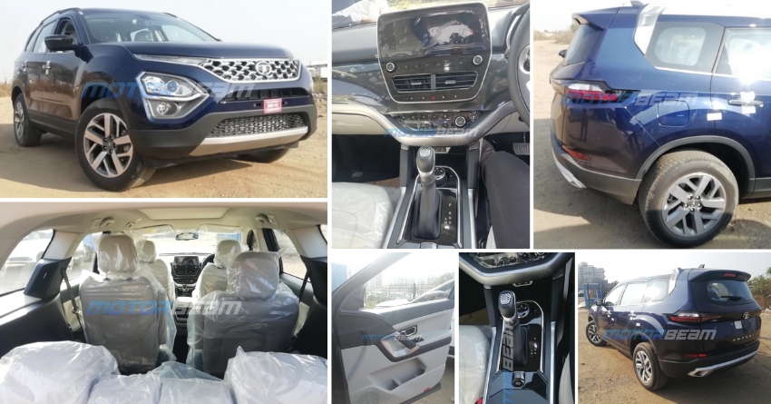 2021 Tata Safari SUV Exterior and Interior Live Photos