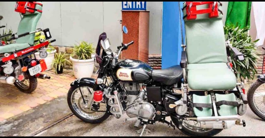 Meet 350cc Royal Enfield Rakshita Ambulance Based on the Classic Motorcycle