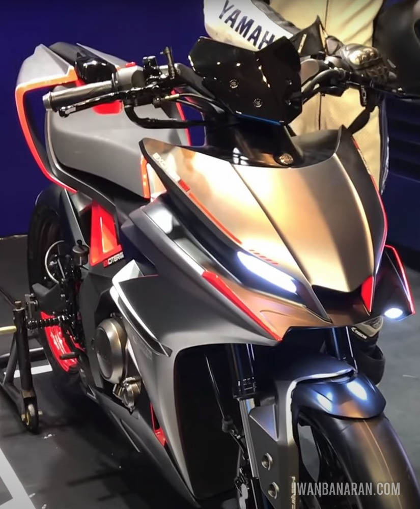 Yamaha R15 V3-Based F155 Moped Concept Revealed - shot