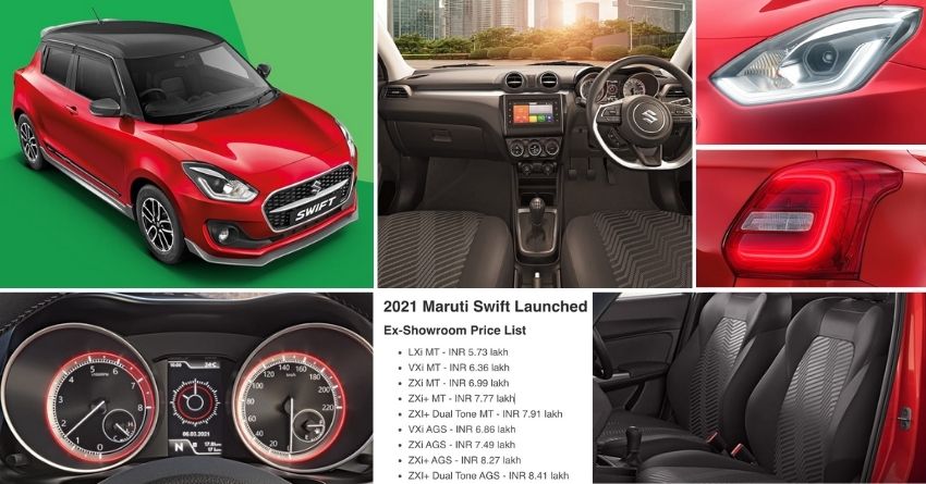 2021 Maruti Swift Launched in India