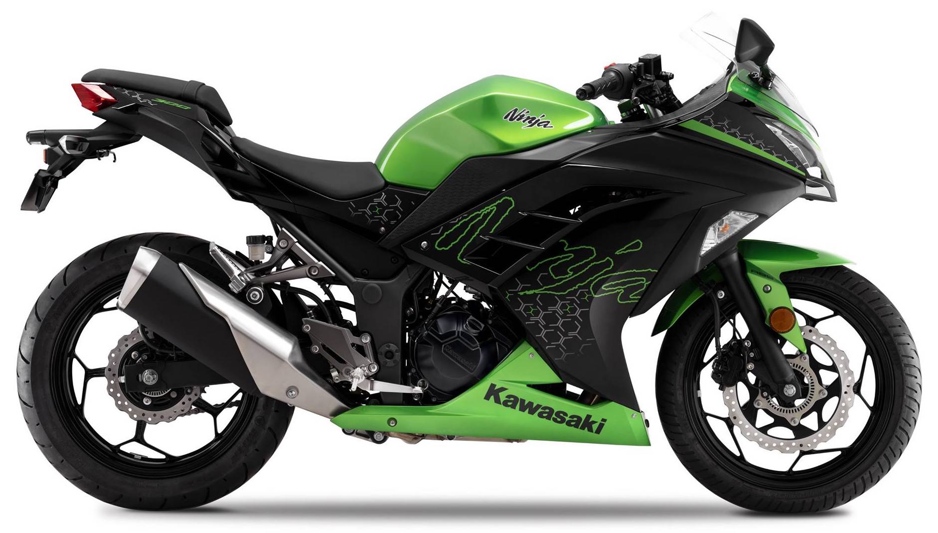 MY2021 Kawasaki Ninja 300 Green-Black