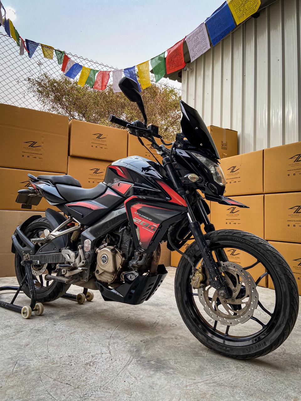 Here's How You Can Convert Your Bajaj Pulsar NS200 into an Adventure Bike - back