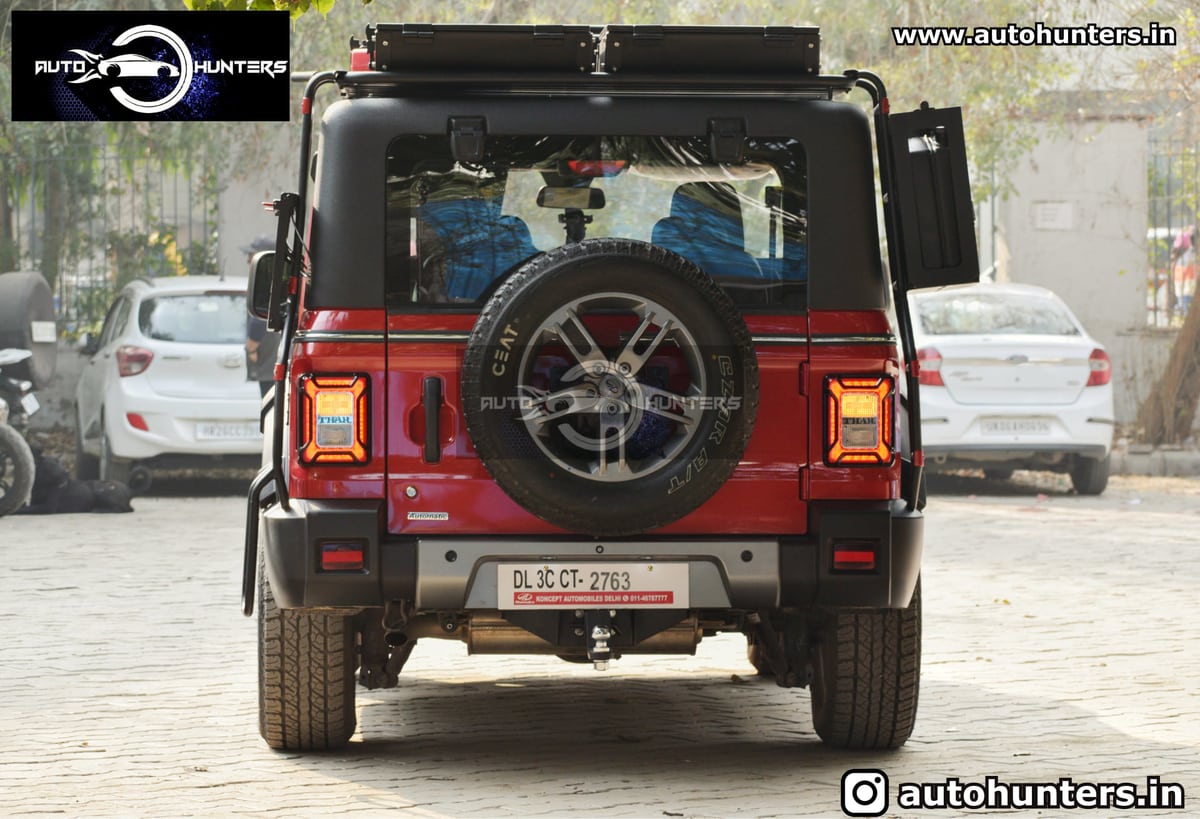 Mahindra Thar Pure Adventure Version Looks Stunning - Live Photos - background