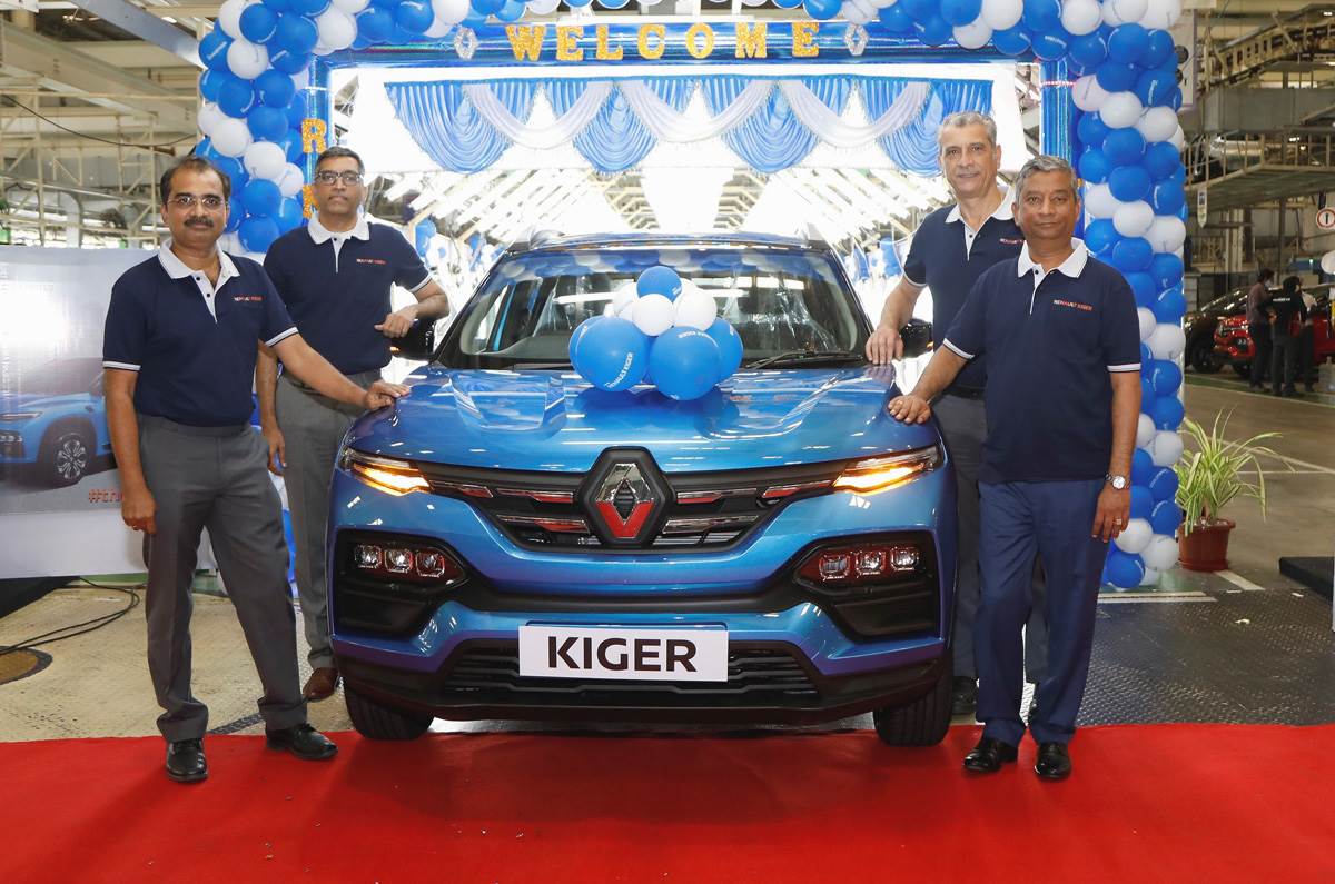 Renault Kiger Production Begins in India