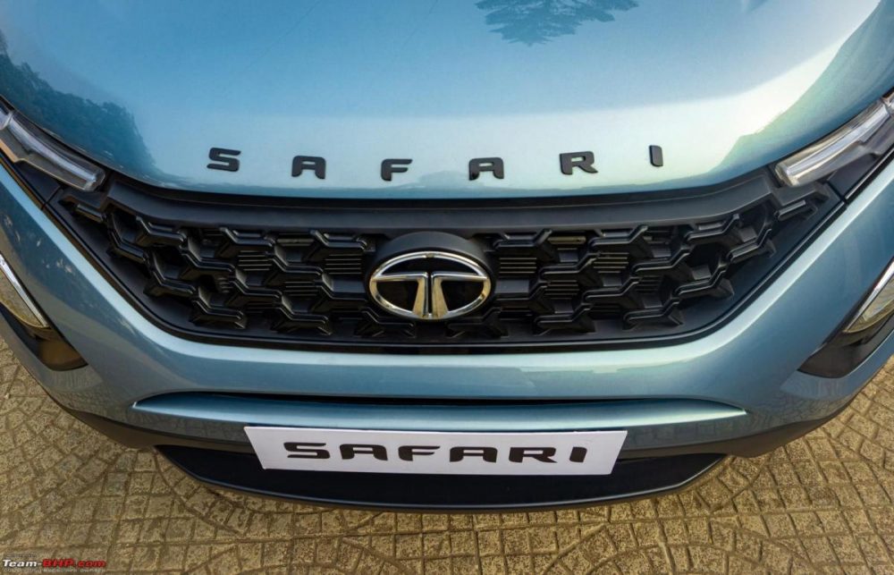 Tata Safari SUV Adventure Edition Live Photos - Tropical Mist Shade - foreground