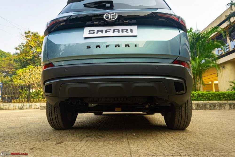 Tata Safari SUV Adventure Edition Live Photos - Tropical Mist Shade - top