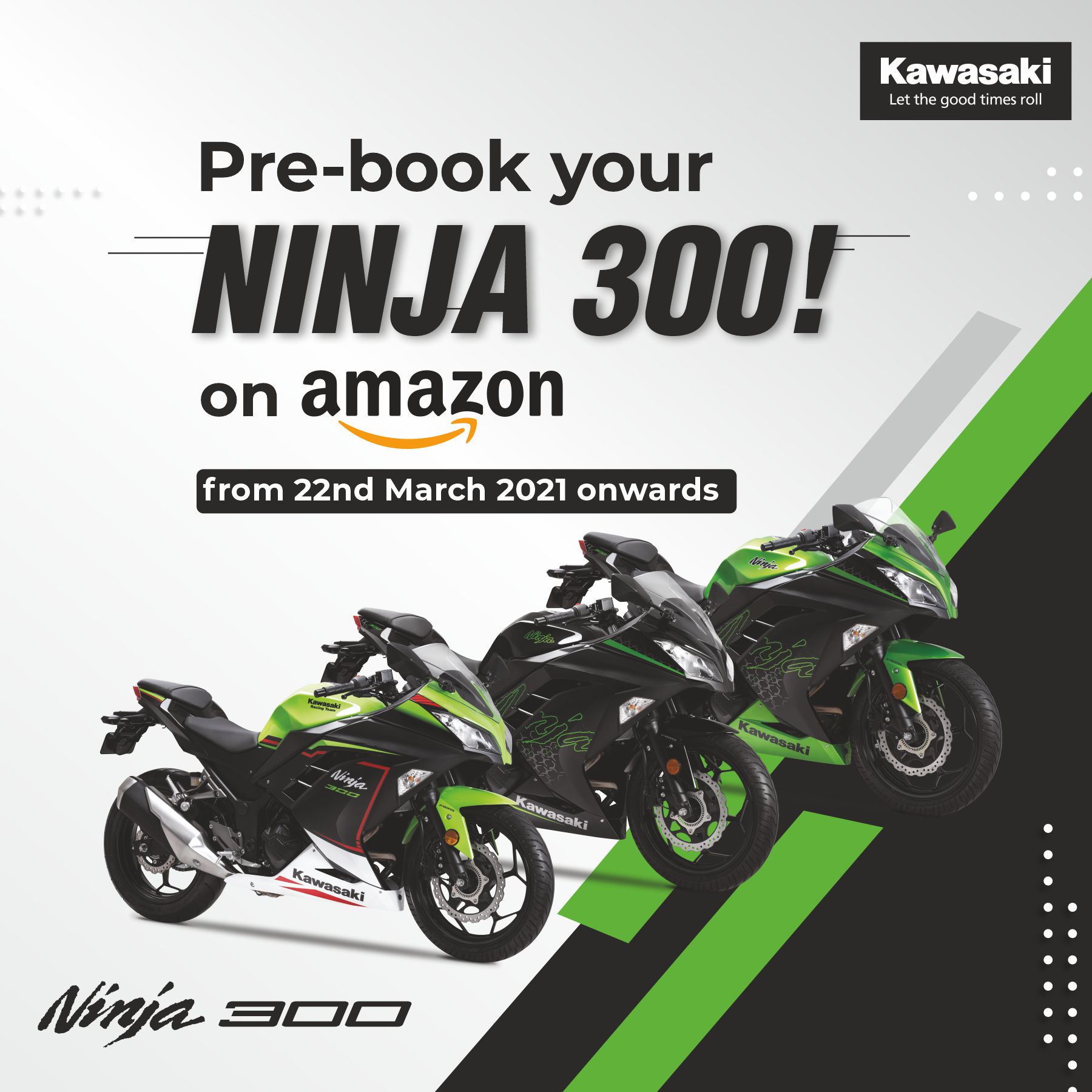 2021 Kawasaki Ninja 300 Sportbike Amazon