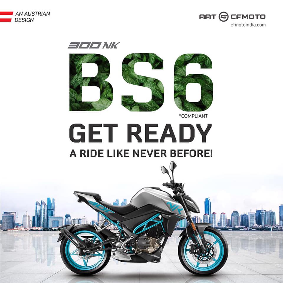 BS6 CFMoto 300NK Launched in India