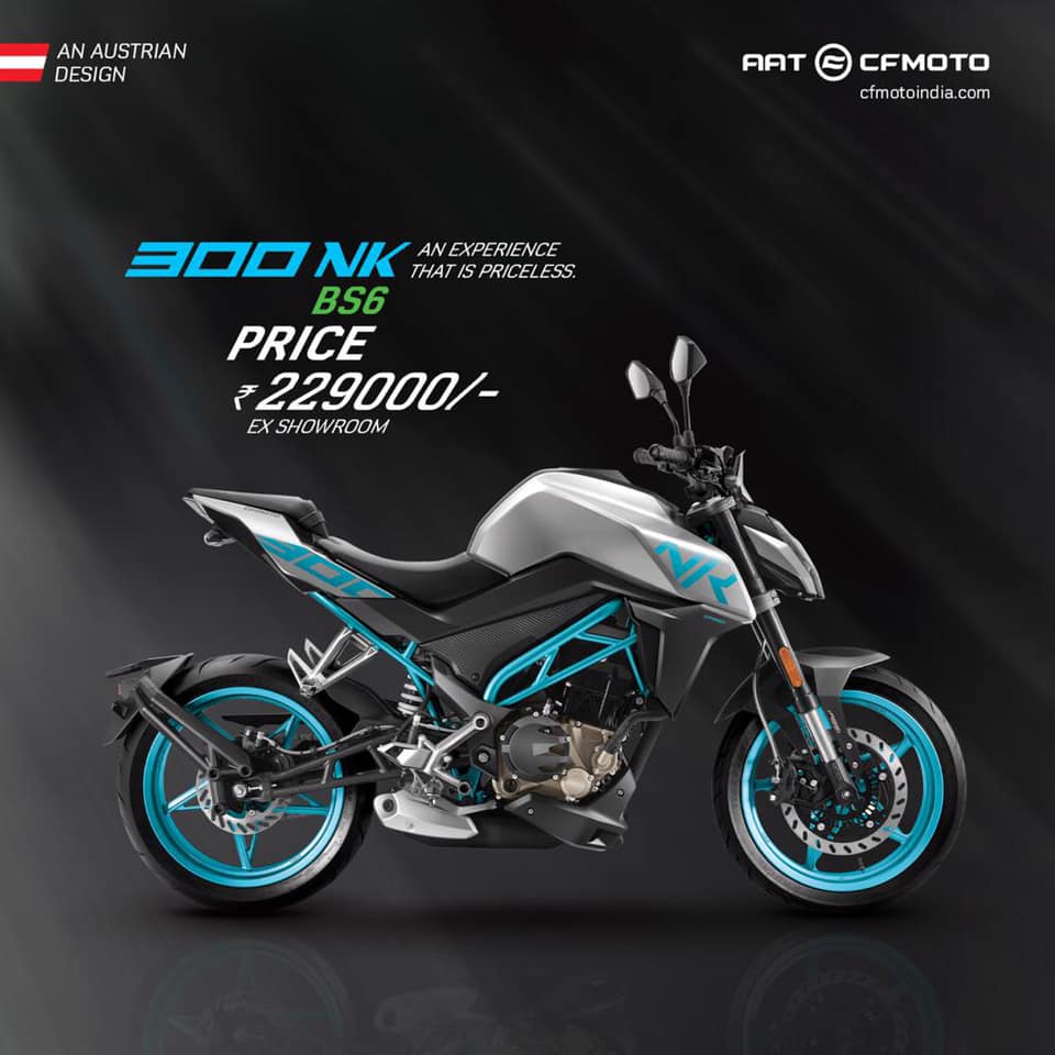 BS6 CFMoto 300NK Launched in India