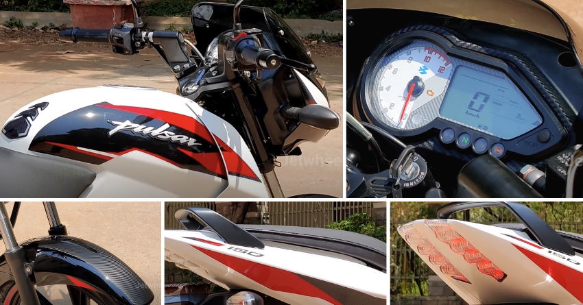 Moon White Bajaj Pulsar 150 Spotted; Official Launch Soon