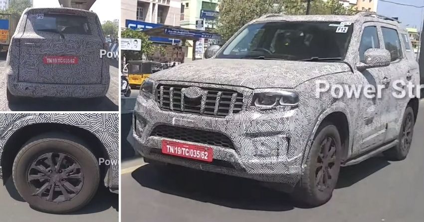 New Mahindra Scorpio Spied