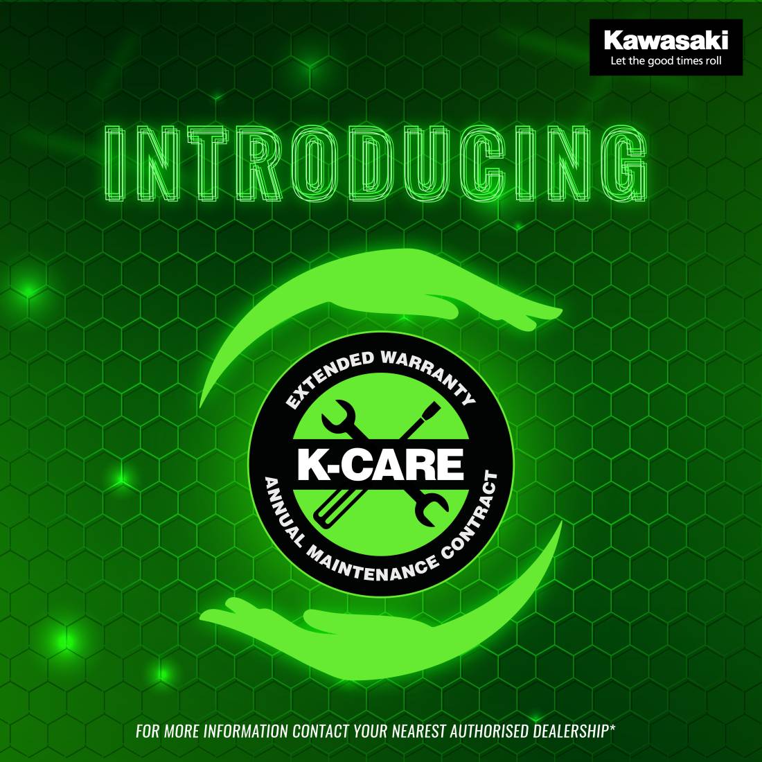Kawasaki K-Care Extended Warranty & AMC Package Launched
