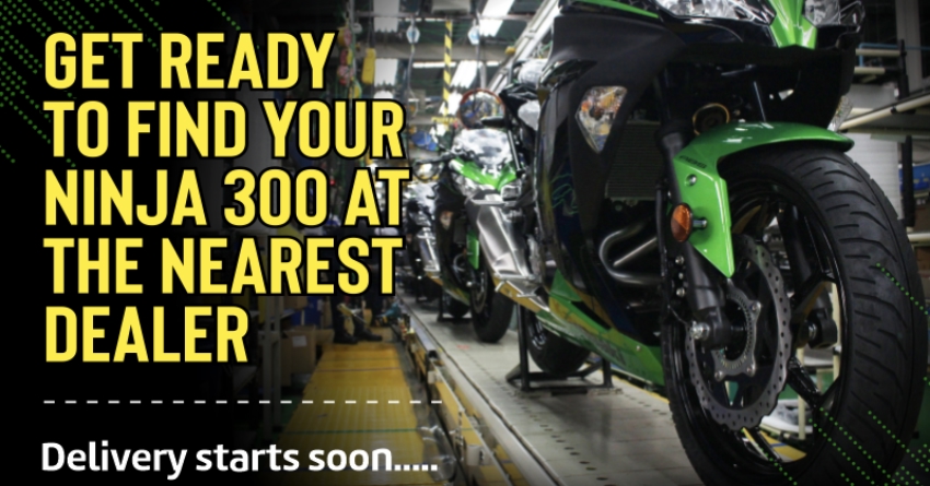New Kawasaki Ninja 300 Deliveries to Begin in India Soon