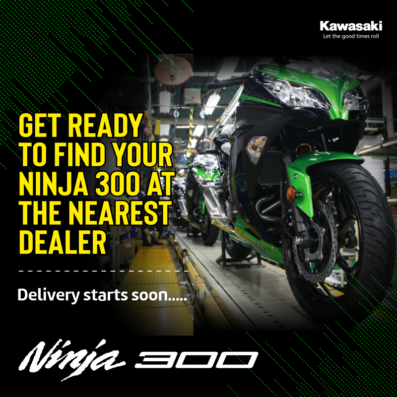 New Kawasaki Ninja 300 Deliveries