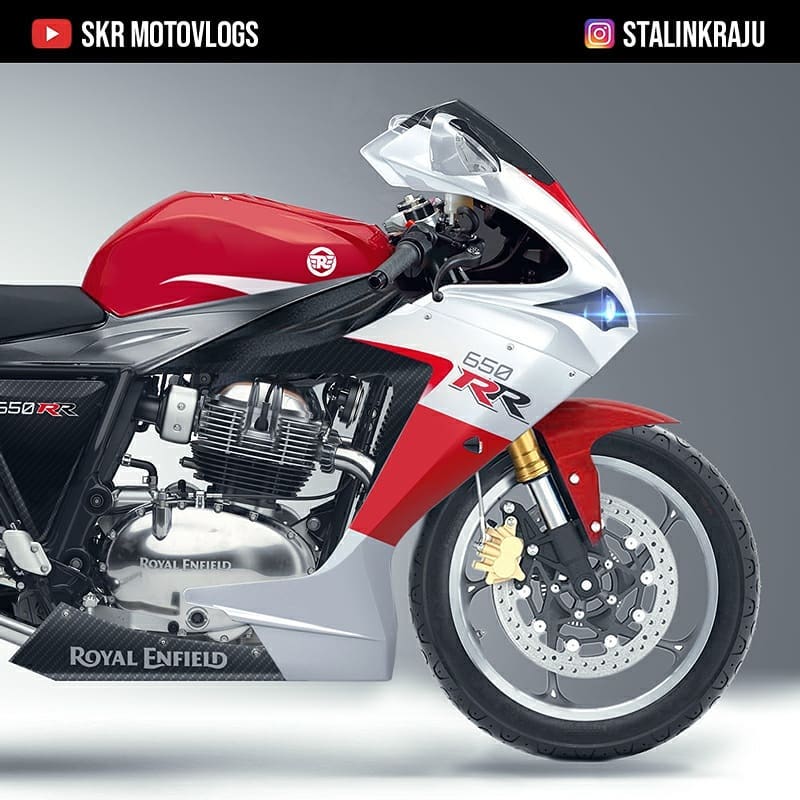 650cc Royal Enfield Sportbike Imagined - Inspired by Honda CBR1000RR-R - view