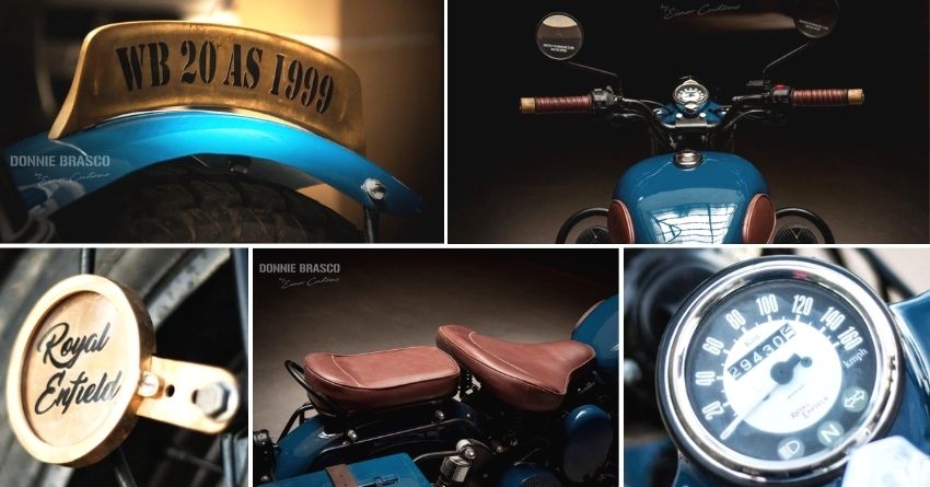 EIMOR Royal Enfield Classic 'Donnie Brasco' Details and Photos