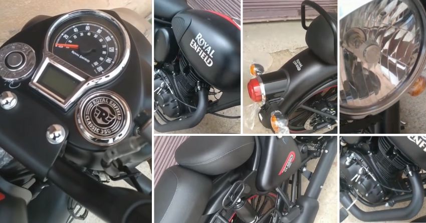 Matte Black 2022 Royal Enfield Classic 350 Fully Revealed