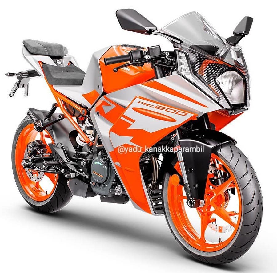 New KTM RC 200 Fully Revealed; Gets TFT Console Like Duke 390! - picture