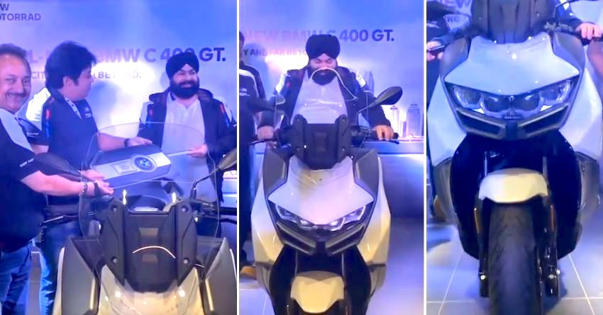 India's 1st BMW C400 GT Maxi Scooter Delivered to Swaran Paaji