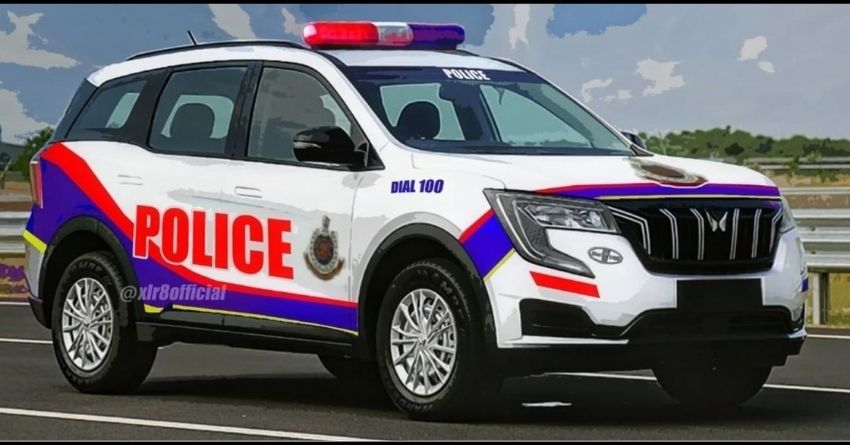Meet Mahindra XUV700 Police Car by XLR8 - Looks Cool!