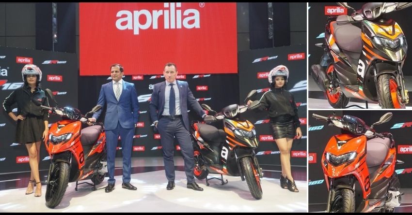 2022 Aprilia SR Series Scooters Model-Wise Price List in India