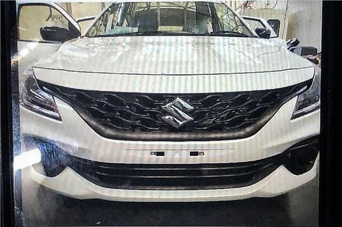 2022 Maruti Baleno Facelift Pictures Leaked Ahead of Official Debut - background