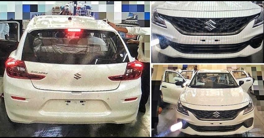 2022 Maruti Baleno Facelift Pictures Leaked Ahead of Official Debut