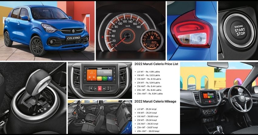 2022 Maruti Suzuki Celerio Hatchback - All You Need to Know