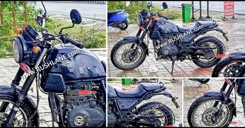 Royal Enfield Scram 411 (New Himalayan Version) Spied Testing Again in India