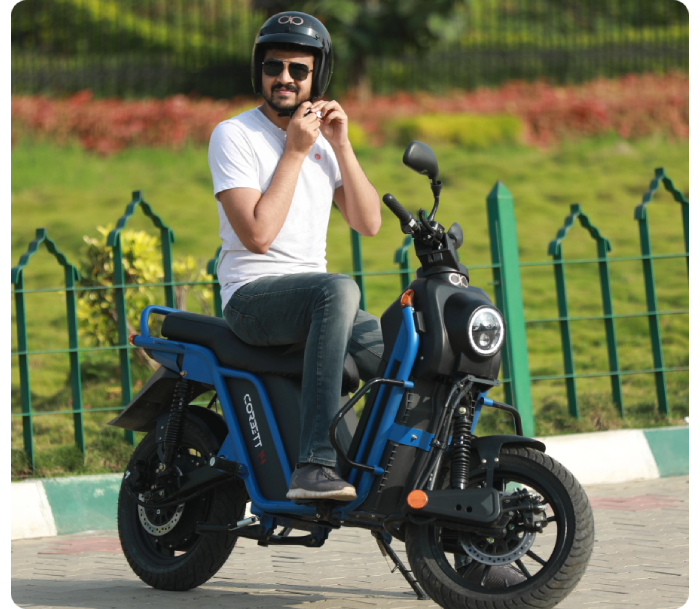Boom Corbett Electric Scooter with 200km Range Launched in India at Rs 86,999 - wide