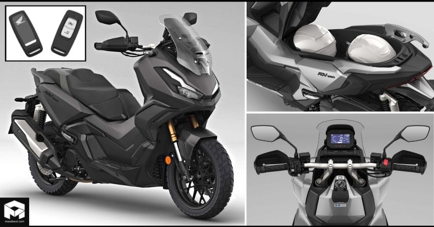 Honda ADV350 Adventure Scooter Unveiled; Features Smart Key System