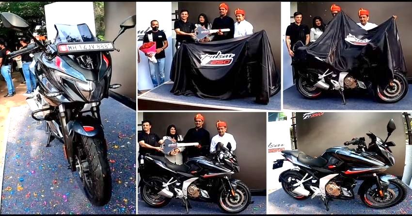 India's 1st Bajaj Pulsar 250 Delivered in Pune - Here Are the Details
