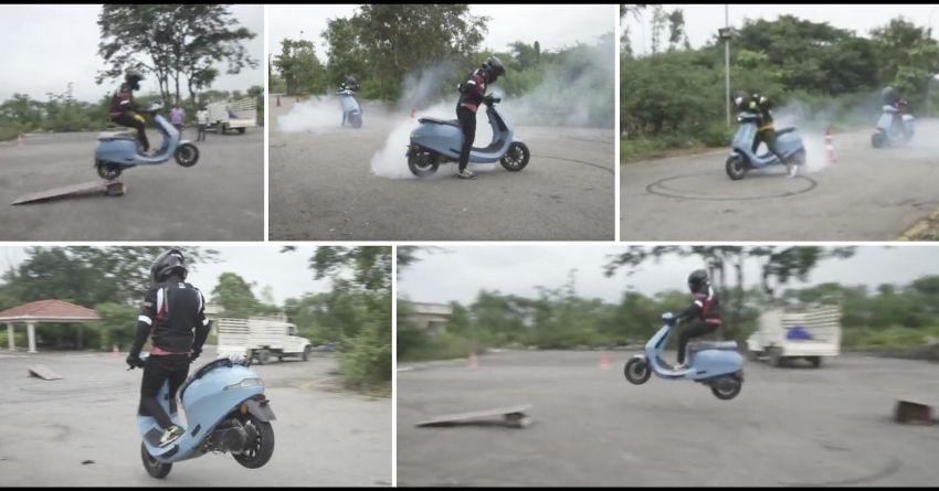 Here's the Official Video Proof That Ola Electric Scooter Can Also Perform Stunts!