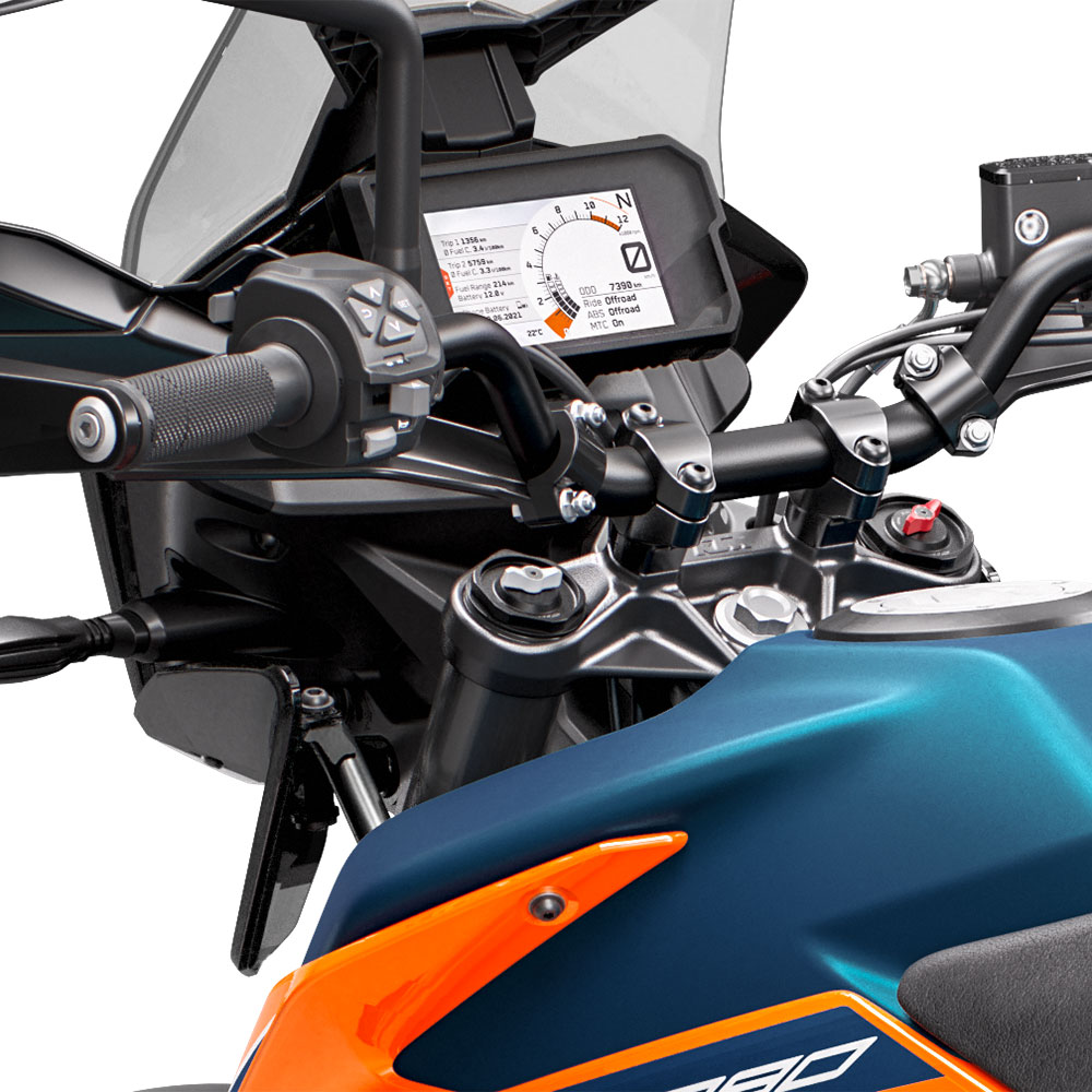 2022 KTM 390 Adventure With Different Riding Modes Debuts Officially in India - background