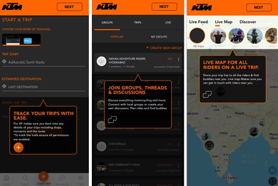KTM Pro-XP Smartphone App Launched in India - Here are the Key Features - wide