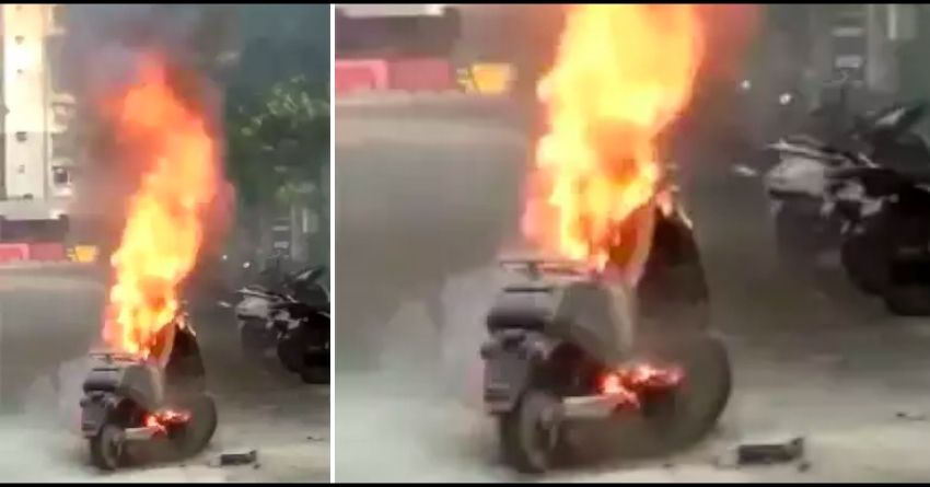 Sahara EVOLS X1 Goes Up in Flames; 4th Recent Electric Scooter Fire Incident