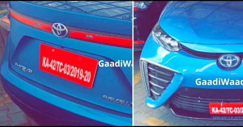 Hydrogen-Powered Toyota Mirai Sedan Spotted in India [Live Photos]