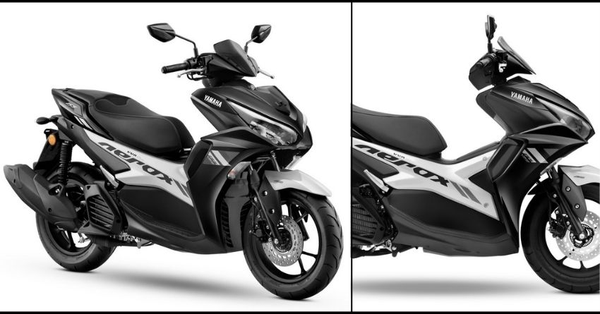 Yamaha Aerox 155 Metallic Black Edition Launched in India