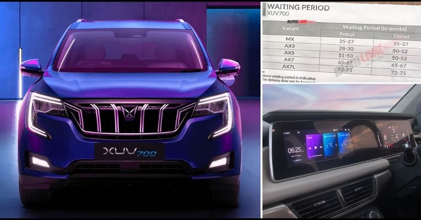 Mahindra XUV700 AX7L Waiting Period Extended Up to 75 Weeks!