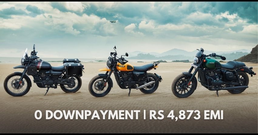 Yezdi Bikes Finance Offer - Available With 0 Downpayment & Low EMI