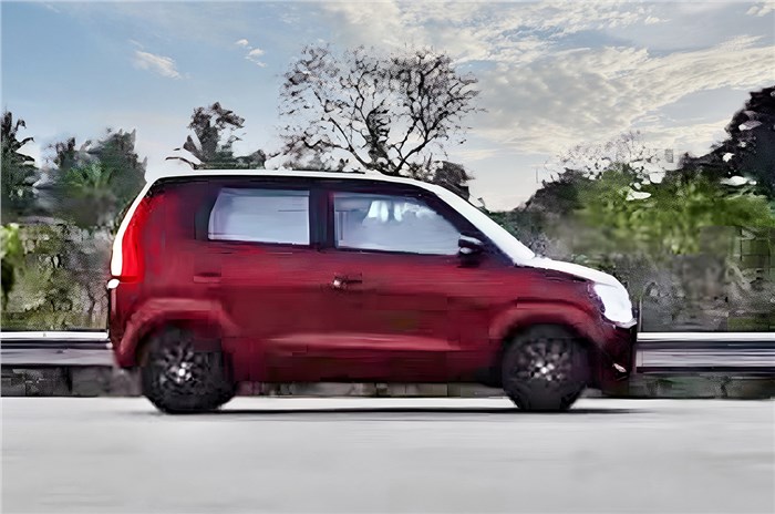 2022 Maruti WagonR Spotted Ahead of Official Launch in India - close up